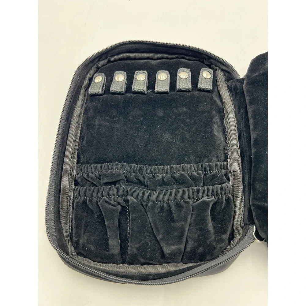 Lily & Drew Travel Jewelry Storage Organizer / Carrying Case, Black, Pre-Owned